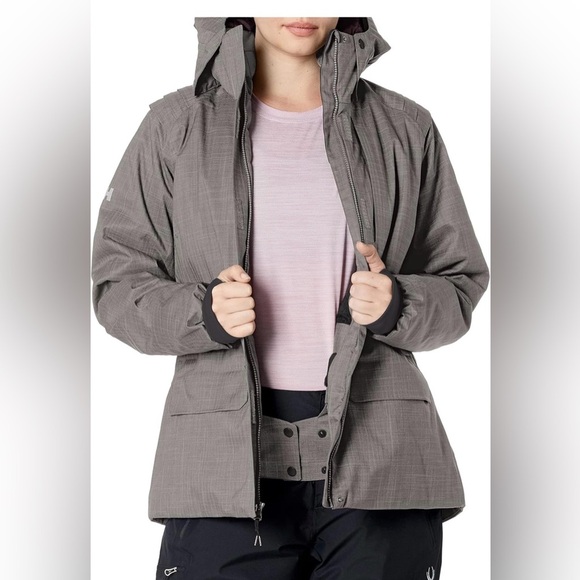 Helly Hansen Jackets & Blazers - HellyHansen Blanchette Tech Performance SzS Grey WinterParka DoubleCollar NWOT​